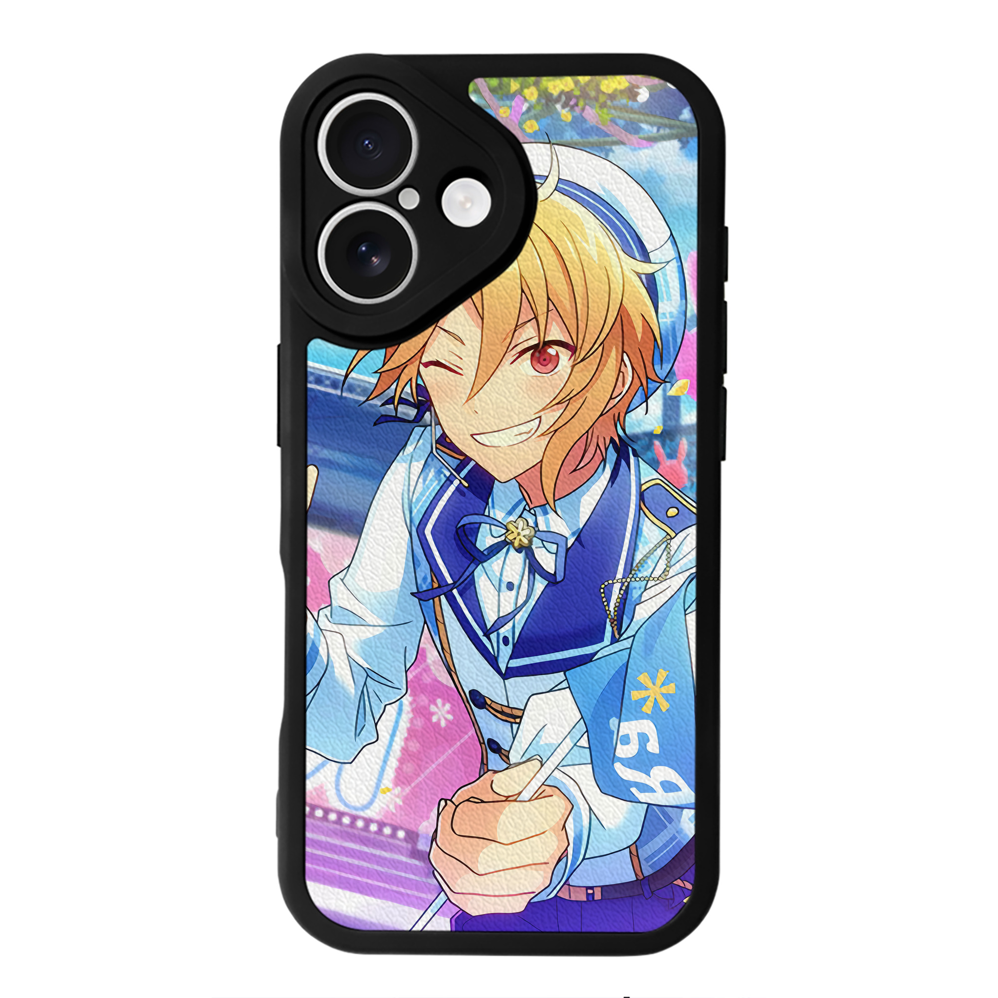 （画像用） あんさんぶるスターズ! Ensemble Stars 【iPhone 16シリーズ対応】シリコンスマホケース（レザー調） 材質：シリコン
